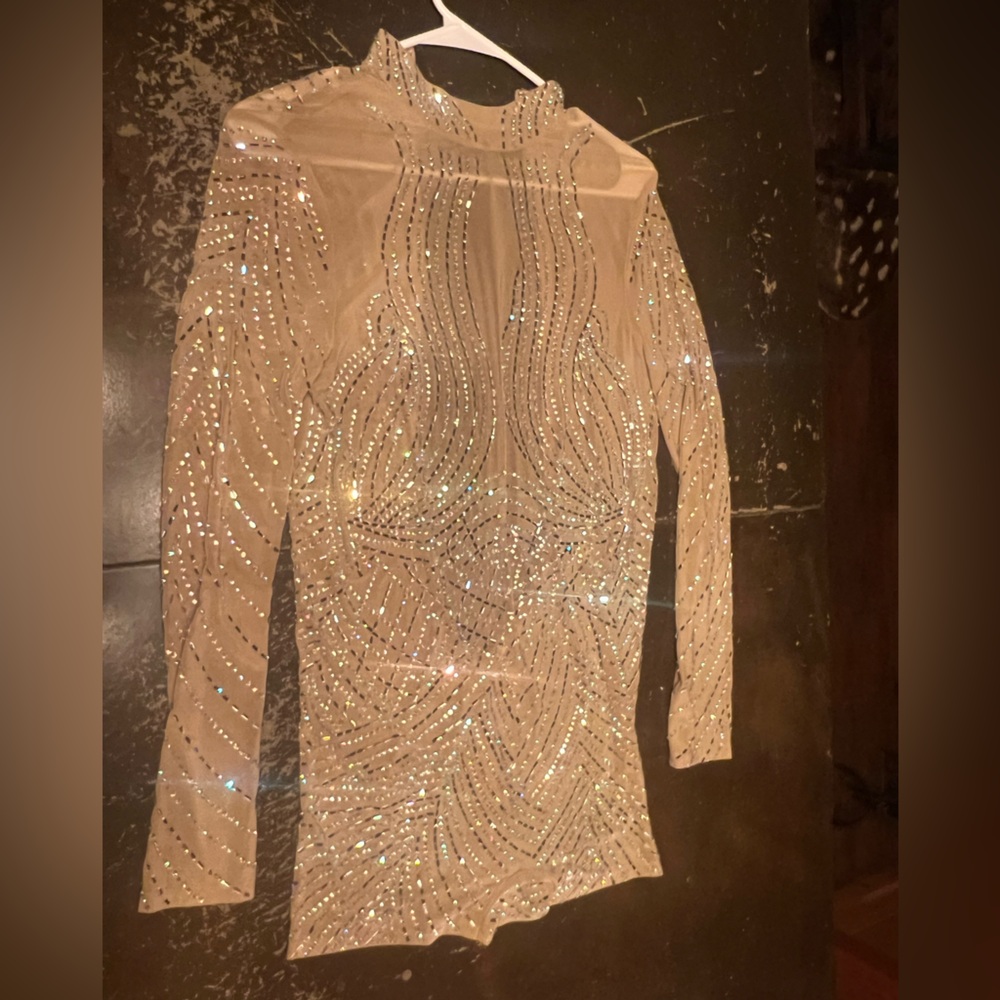 Sequin shorts bodysuit
